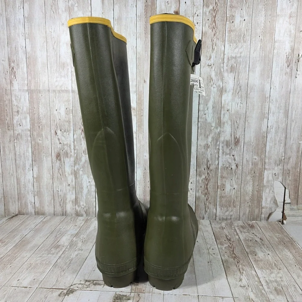 LaCrosse Burly Classic 18 Inch Rubber Hunting Boots OD Green Mens 10 266040